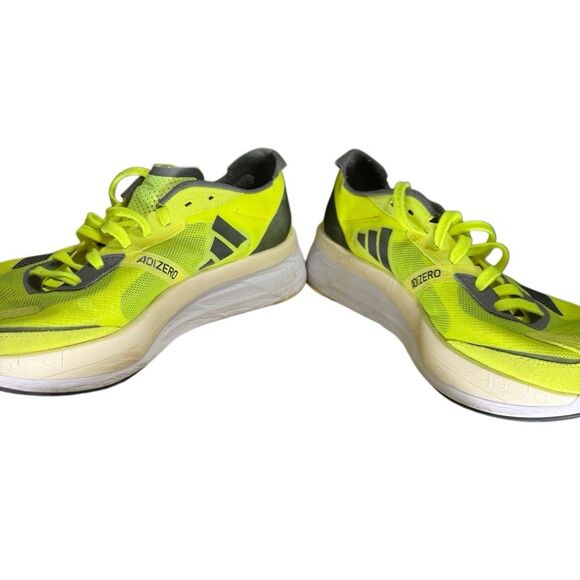 Adidas Adizero Boston 11 Running Shoes GX6650 Size 8.5 Solar Yellow - Picture 8 of 8